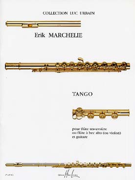 Illustration de Tango pour flûte traversière ou flûte à bec alto ou violon et guitare