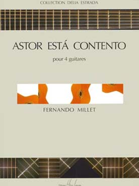 Illustration de Astor está contento, tango (4 guitares)