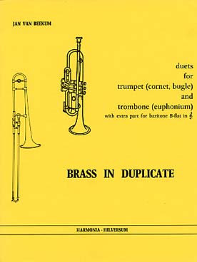 Illustration de Brass in duplicate pour trompette et trombone