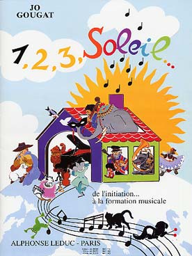 Illustration de 1, 2, 3, Soleil... : de l'initiation à la formation musicale - Album de musique N° 1 + cahier d'écriture musicale + 2 CD d'écoute