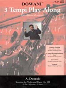 Illustration de Sonatine op. 100 en sol M pour violon et piano (violon + CD)