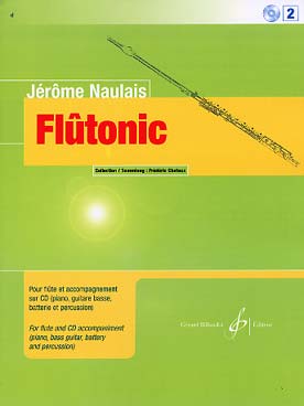 Illustration de Flûtonic, pour flûte et accompagnement CD (piano, basse, batterie, percussion) - Vol. 2 : moyenne difficulté