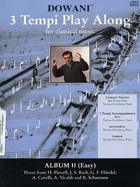 Illustration de ALBUM FLÛTE TRAVERSIÈRE 2 (facile) : Purcell, Bach, Haendel, Corelli, Vivaldi, Schumann