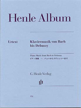Illustration de HENLE ALBUM : 39 pièces pour piano de Bach à Debussy