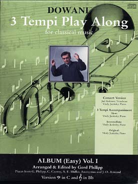 Illustration de ALBUM TROMBONE 1 (facile) : Philipp, Czerny, Müller, anonyme, Armand (trombone + CD)