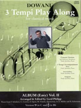 Illustration de ALBUM TROMBONE 2 (facile) : Schubert, Czerny, Speer, Franck, anonyme, Müller, Schumann (trombone + CD)