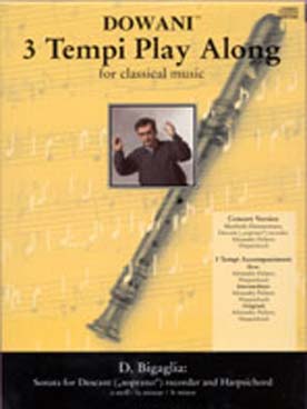 Illustration bigaglia sonate la min flute bec soprano