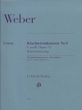 Illustration weber concerto n° 1 op. 73 fa min (hn)