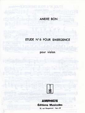 Illustration de Étude N° 6 pour émergence