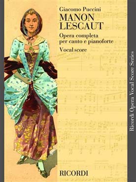 Illustration de Manon Lescaut (texte italien et anglais)