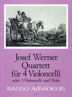 Illustration de Quatuor op 6 pour 4 violoncelles