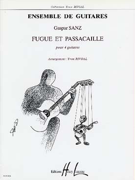 Illustration de Fugue et passacaille (arr. Rivoal pour 4 guitares)