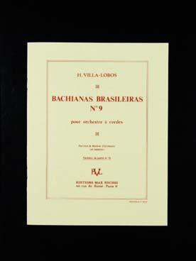Illustration de Bachianas brasileiras n° 9 pour orchestre à cordes