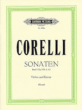 Illustration corelli sonates op. 5 (pe) vol. 1
