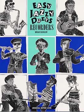 Illustration de Easy Jazzy duets pour 2 flutes à bec soprano