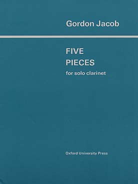 Illustration de 5 Pièces pour clarinette