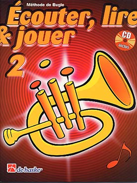 Illustration de ÉCOUTER, LIRE ET JOUER bugle - Méthode avec CD play-along Vol. 2