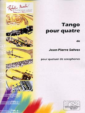 Illustration de Tango pour quatre pour quatuor de saxophones