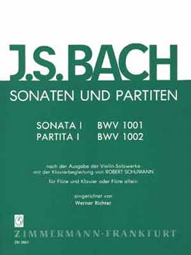 Illustration de Sonates et partitas vol. 1 BWV 1001-1002