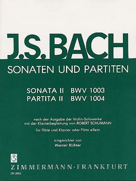 Illustration de Sonates et partitas vol. 2 BWV 1003-1004