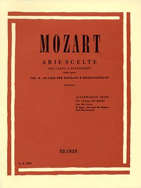 Illustration mozart airs d'operas vol. 2 sop + mezzo
