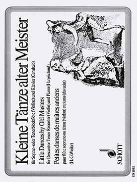 Illustration kleine tanze alte meister