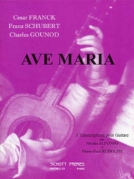 Illustration de 3 Ave Maria (tr. Alfonso/Rudolph)