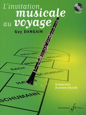 Illustration de L'Invitation musicale au voyage : 19 pièces de Bach, Haydn, Mozart, Naulais...  avec CD play-along orchestre