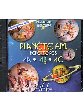Illustration de Planète F. M. - CD d'accompagnement piano et dictées pour les 3 volumes 4