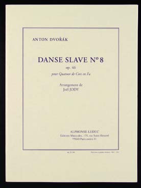 Illustration de Danse slave op. 46 N° 8 (tr. Jody pour quatuor de cors)