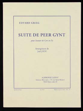Illustration de Suite de Peer Gynt, tr. Jody pour 6 cors