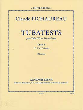 Illustration de Tubatests pour tuba en ut ou si b et piano