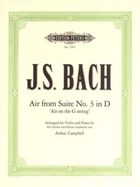 Illustration de Air de la suite N° 3 en ré BWV 1068