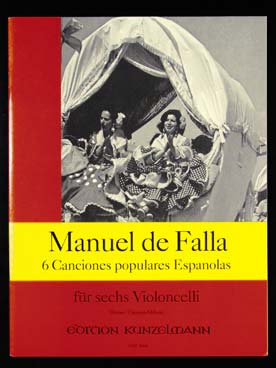Illustration de 6 Chansons populaires espagnoles (tr. Thomas-Mifune pour 6 violoncelles)