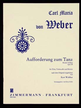 Illustration de Invitation à la valse et Rondo brillant op. 65 pour flûte, violoncelle et piano