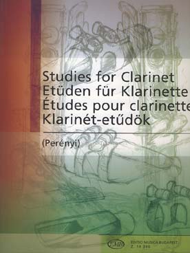 Illustration de Études pour clarinette