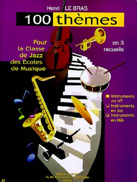 Illustration de 100 Thèmes pour la classe de jazz des écoles de musique - Vol. 1 instruments en ut