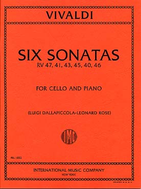 Illustration de 6 sonates RV 47, 41, 43, 45, 40, 46