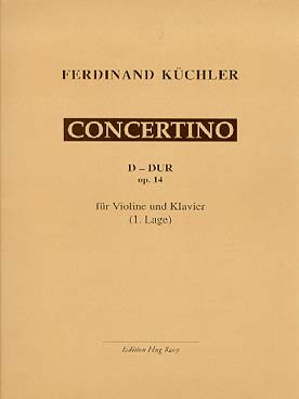 Illustration de Concertino op. 14 en ré M