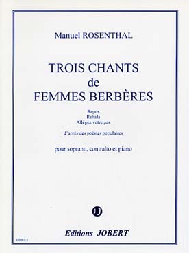 Illustration de Trois chants de femmes berbères pour soprano et contralto et piano
