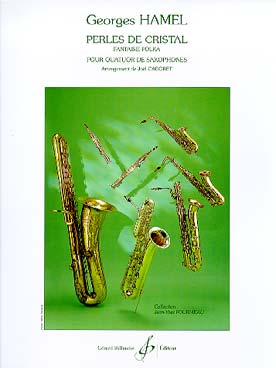 Illustration de Perles de cristal, fantaisie-polka (tr. Cadoret pour quatuor de saxophones)