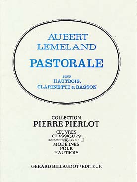 Illustration de Pastorale pour trio d'anches