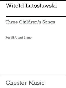 Illustration de Children's song (3) (SSA) et piano