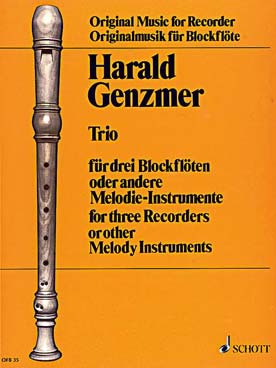 Illustration genzmer trio fur drei blockfloten (saa)