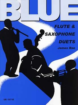 Illustration rae blue flute & saxophone duets