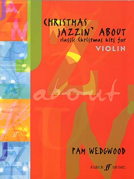 Illustration wedgwood christmas jazzin' about violin