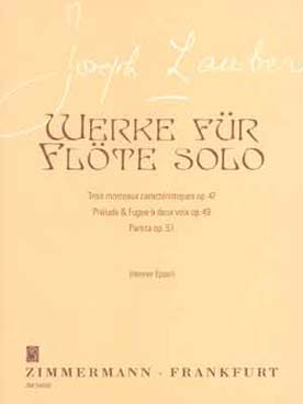 Illustration lauber partita op. 51, prelude et fugue 