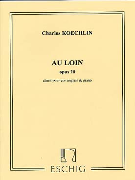 Illustration koechlin au loin pour cor anglais/piano