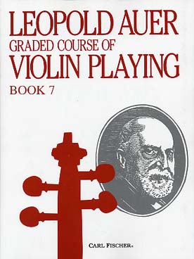 Illustration auer graded course violin playing vol. 7