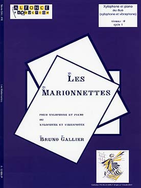 Illustration de Les Marionnettes pour xylophone et piano ou vibraphone
